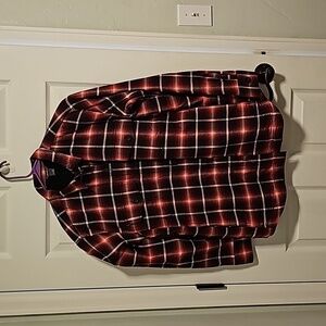 NWT Eddie Bauer fleece lined flannel. Size medium.